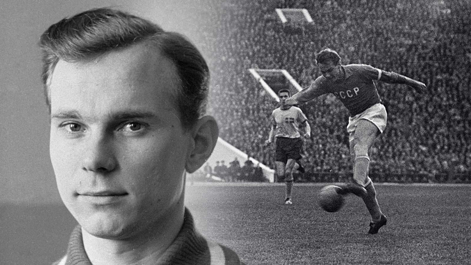 СССР — Дания — 3:0, полуфинал Кубка Европы Евро-1964, видео гола Валентина  Иванова, 17 июня 1964 года