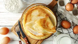 Готовлю блины «три стакана» — этот рецепт искала всю жизнь: невозможно ошибиться, получается с первого раза