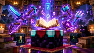 Топовые ресурспаки на чары для Minecraft: добавляем визуальные эффекты книгам и зачарованным предметам