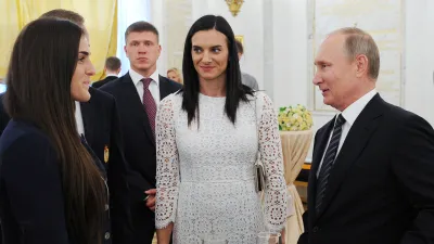 Елена Исинбаева, Владимир Путин