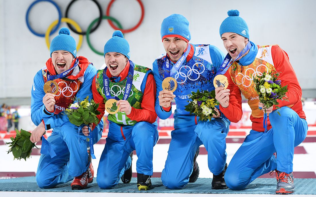 Они все сказали: До свидания. Российские биатлонисты не собираются возвращать золотые медали Олимпиады-2014