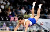 Российский гимнаст Усачев завоевал серебро в опорном прыжке на чемпионате Европы