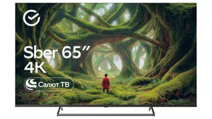 65 дюймов за 28000: у телевизора Sber яркий экран 400 нит, технология Active HDR и поддержка сторонних приложений