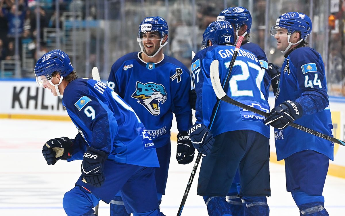 «Барыс» — «Сибирь»: видеообзор и голевые моменты матча КХЛ