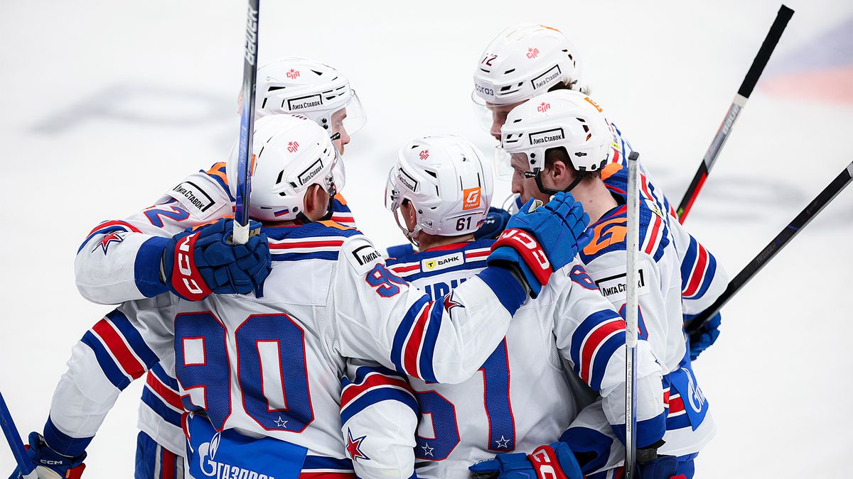 СКА — «Автомобилист»: видеообзор и голевые моменты матча КХЛ