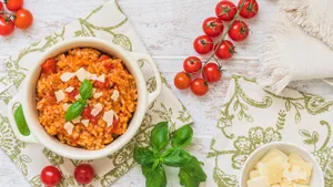 Готовлю итальянское томатное ризотто с фрикадельками: вкуснее вы вряд ли ели