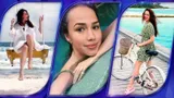 Загитова философствует в купальнике, бегает по пляжу и раздает стиль: отпуск чемпионки на Мальдивах