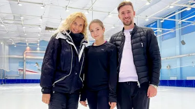 Камила Валиева, Этери Тутберидзе, Даниил Глейхенгауз