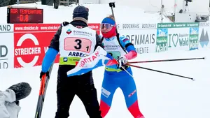 Сборная России победила в одиночной смешанной эстафете на чемпионате Европы по биатлону