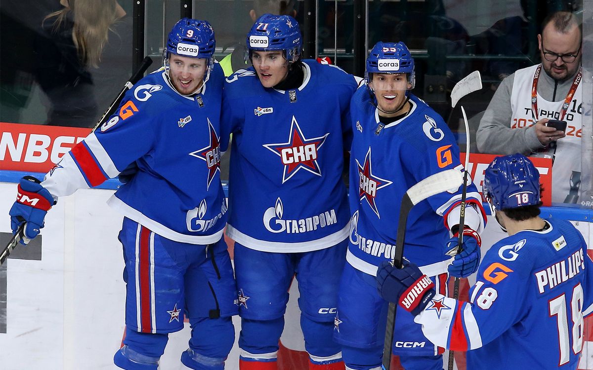 СКА добыл победу над «Авангардом» в матче КХЛ