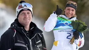 Звезда биатлона Нойнер заставила тренера совершить самый безумный поступок в жизни. Он проиграл спор Лене