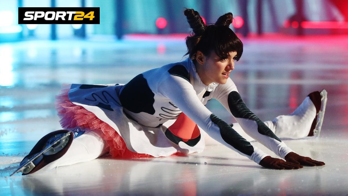 Фигурное катание шоу Ильи Авербуха Корова на льду репортаж, Евгения ...