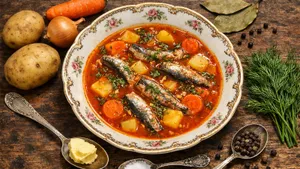 Это дешевое блюдо обожали в СССР, а сейчас про него и не знают: как готовили суп из кильки в томатном соусе