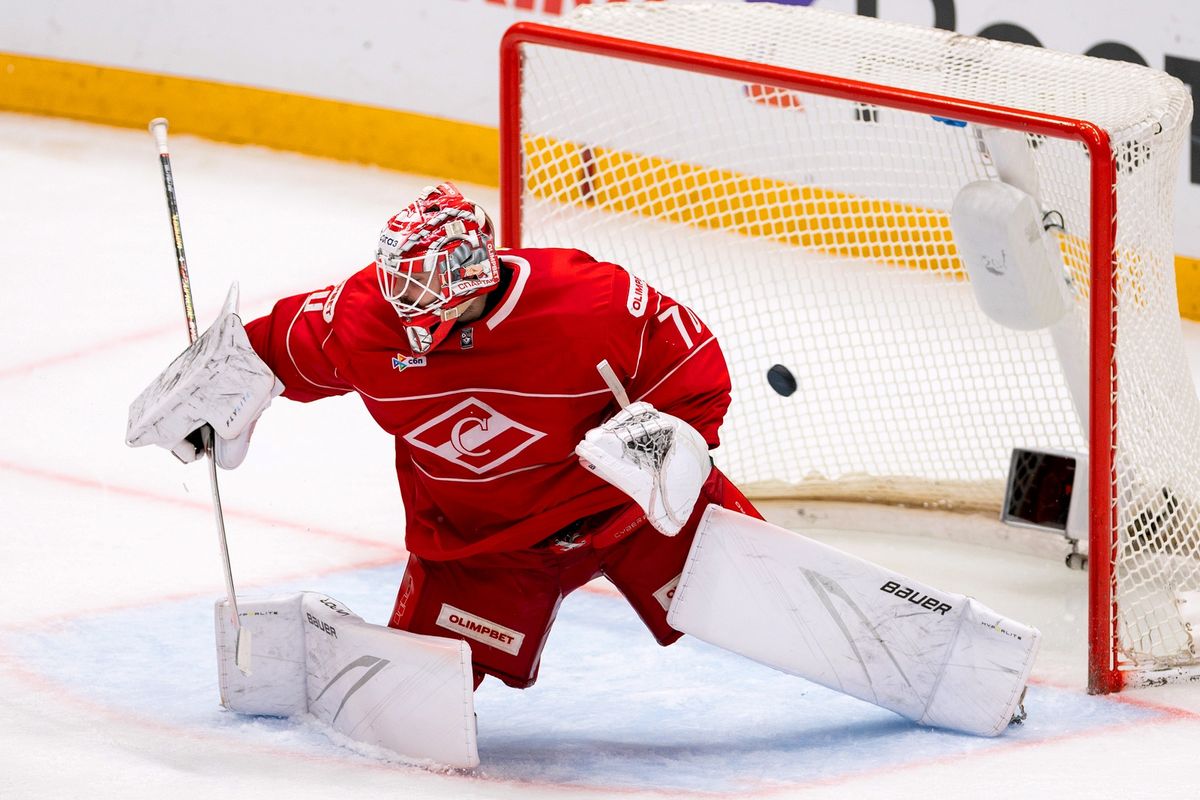 Кулачное побоище после сирены, горячая красавица на льду, поросята на трибуне! «Спартак» — «Локомотив»: фото