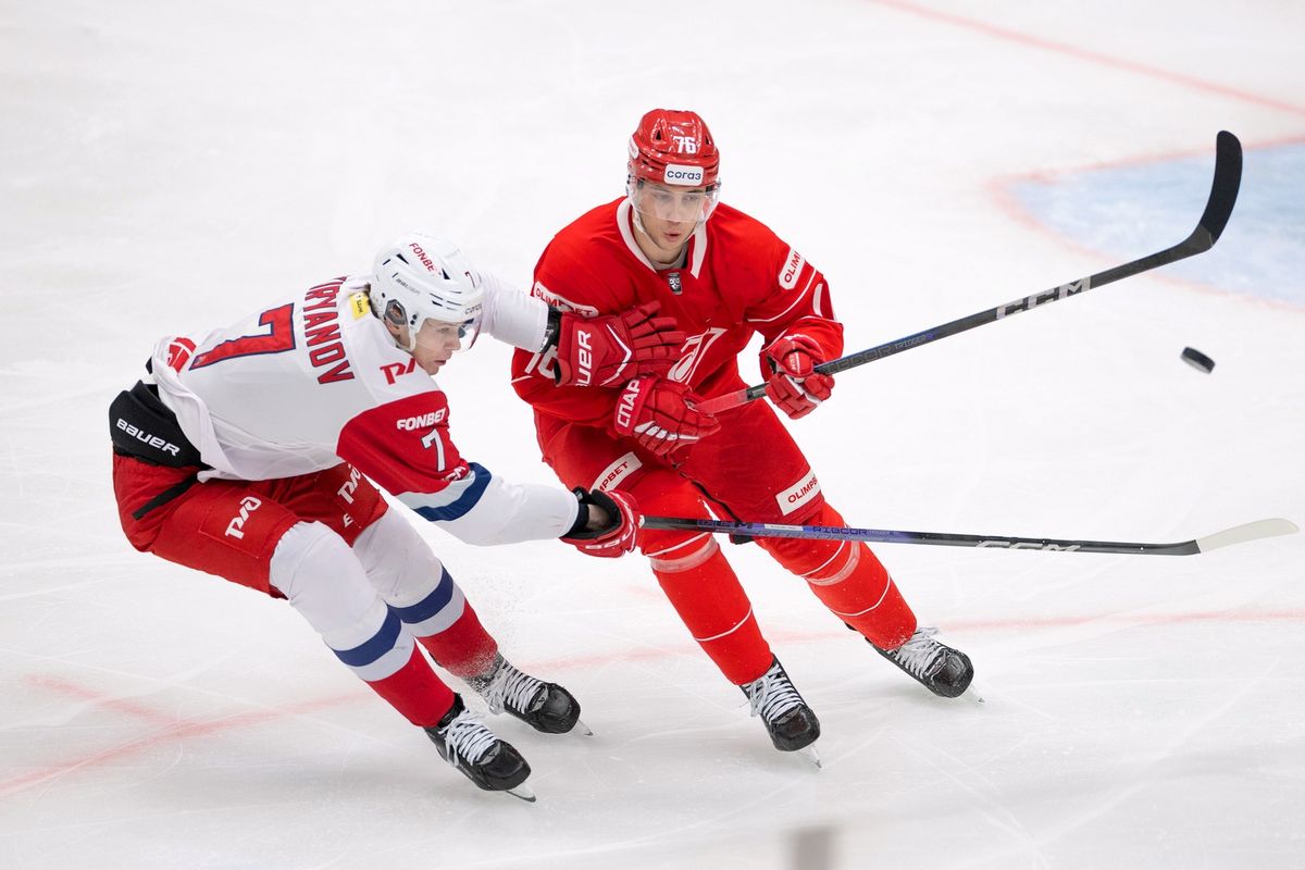 Кулачное побоище после сирены, горячая красавица на льду, поросята на трибуне! «Спартак» — «Локомотив»: фото