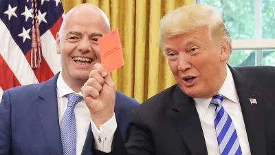 Джанни Инфантино, Дональд Трамп