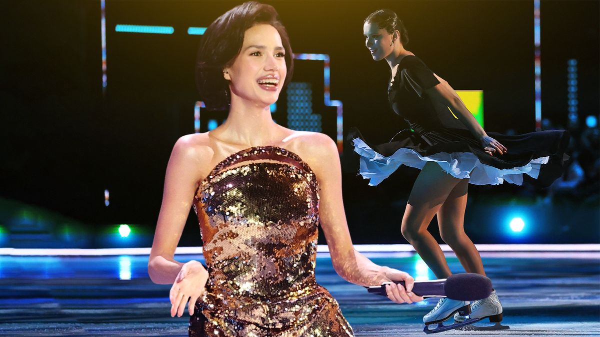 Щербакова показала номер с переодеванием, Загитова сверкала в золотом платье. Фото со съемок Ледникового периода