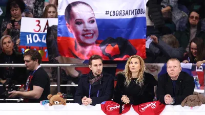 Этери Тутберидзе, Даниил Глейхенгауз, Алина Загитова