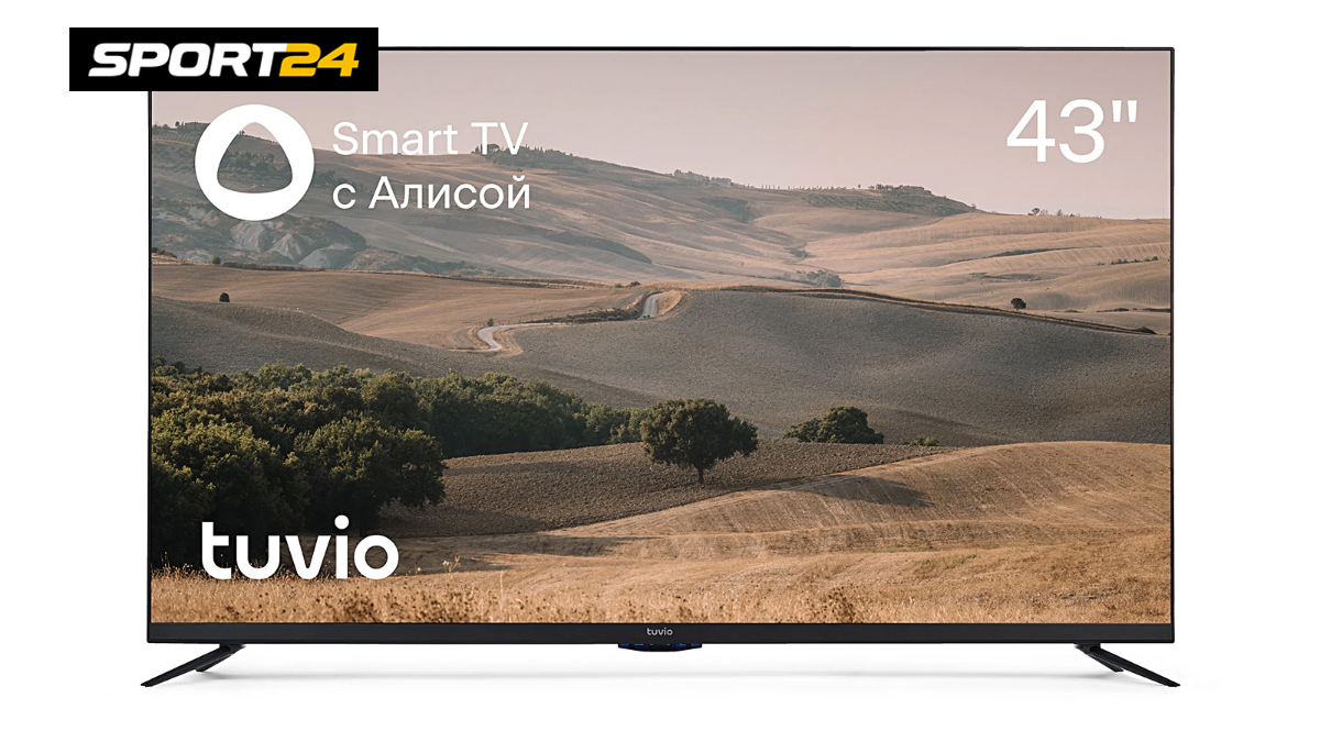 Телевизор Tuvio 4STV-43FDUBK1R цена, яндекс tuvio 4к ultra hd dled —  отзывы, купить - 18 марта 2023 - Sport24