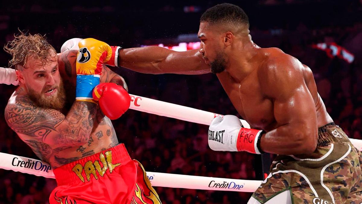 Джейк Пол — Энтони Джошуа: видео нокаута