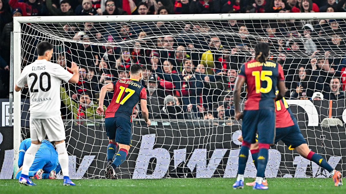 Гол Малиновского не помешал «Наполи» вырвать победу над «Дженоа» на 95-й минуте