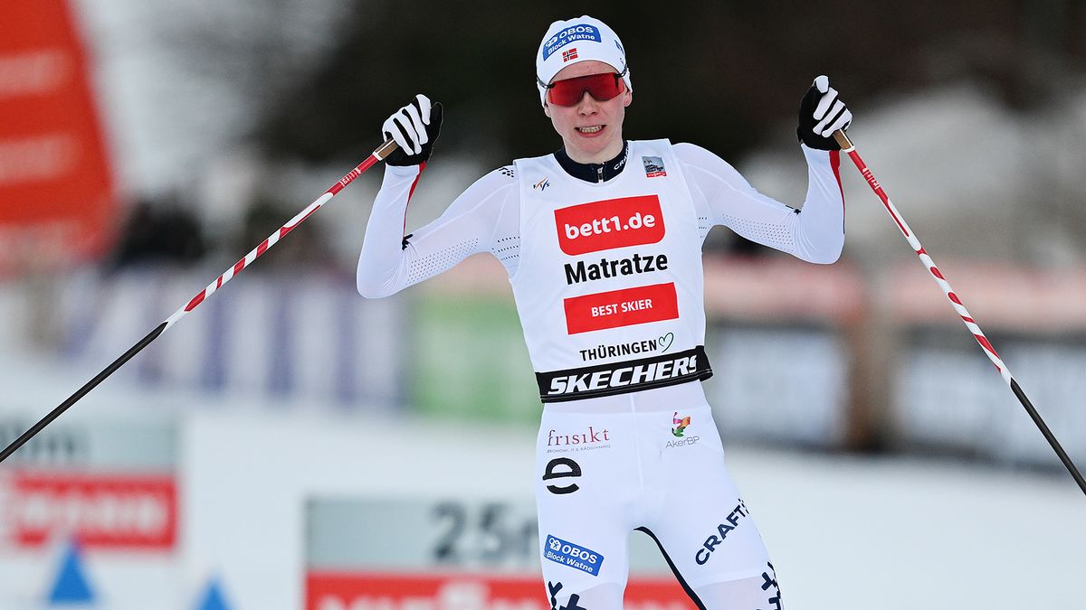 Норвежский двоеборец Офтебро стал трехкратным олимпийским чемпионом