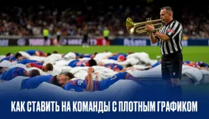 Влияние футбольного календаря на результаты