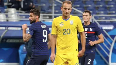 Сборная Франции по футболу, Сборная Украины по футболу