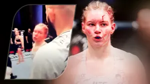 Русская красавица дала пощечину тренеру после поражения в UFC. Дудакова устроила скандал прямо в октагоне