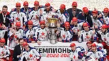 Красавица-жена горячо целовала Федорова, взбешенный Радулов рвал и метал. Кадры победы ЦСКА в финале КХЛ