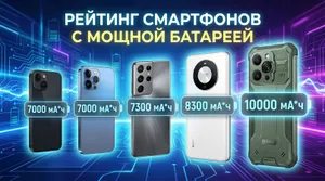 Топ-5 смартфонов с большой автономностью — батарея 7000 мА·ч и выше: от бюджетника до середняка