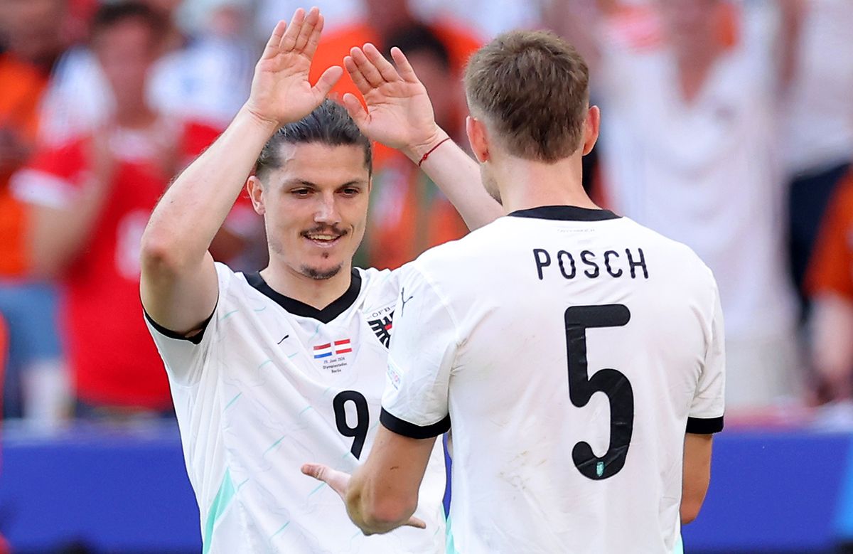 Все 10 стартовых полевых игроков сборной Австрии оформили голевое действие в игре отбора ЧМ