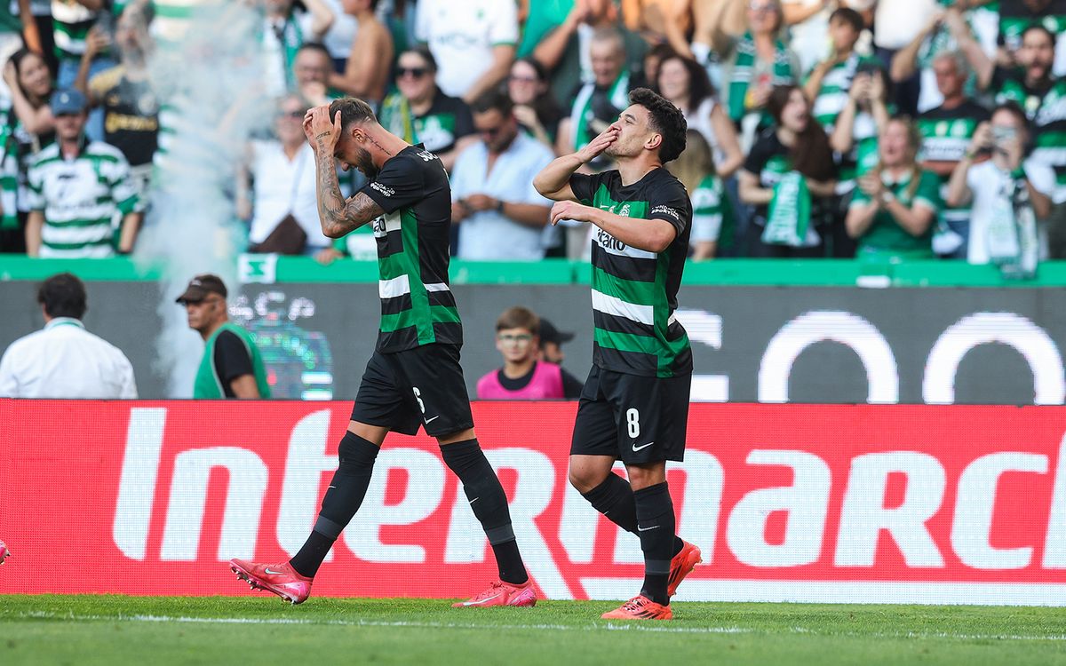 «Спортинг» упустил победу в концовке матча с «Брагой»