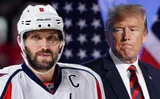 Овечкин вручил подарок президенту США Трампу на совместном ужине в его резиденции: фото