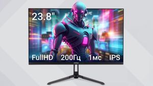 Отдают за 11000: у игрового монитора Digma частота 200 Гц, отклик 1 мс и круговая RGB-подсветка позади корпуса