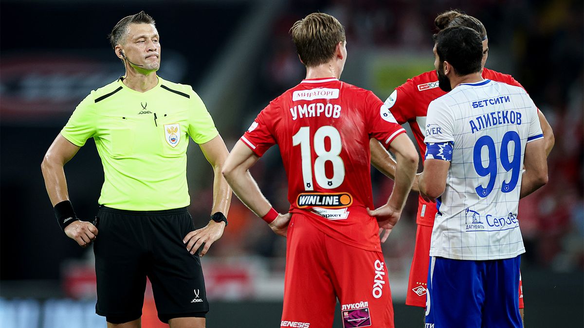 Скандалище! О Спартак вытирают ноги. Судья за тайм не засчитал 3 гола и не дал 2 пенальти в пользу красно-белых