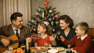 Фото: как в СССР праздновали Новый год дома без пафоса и показухи — ностальгические кадры