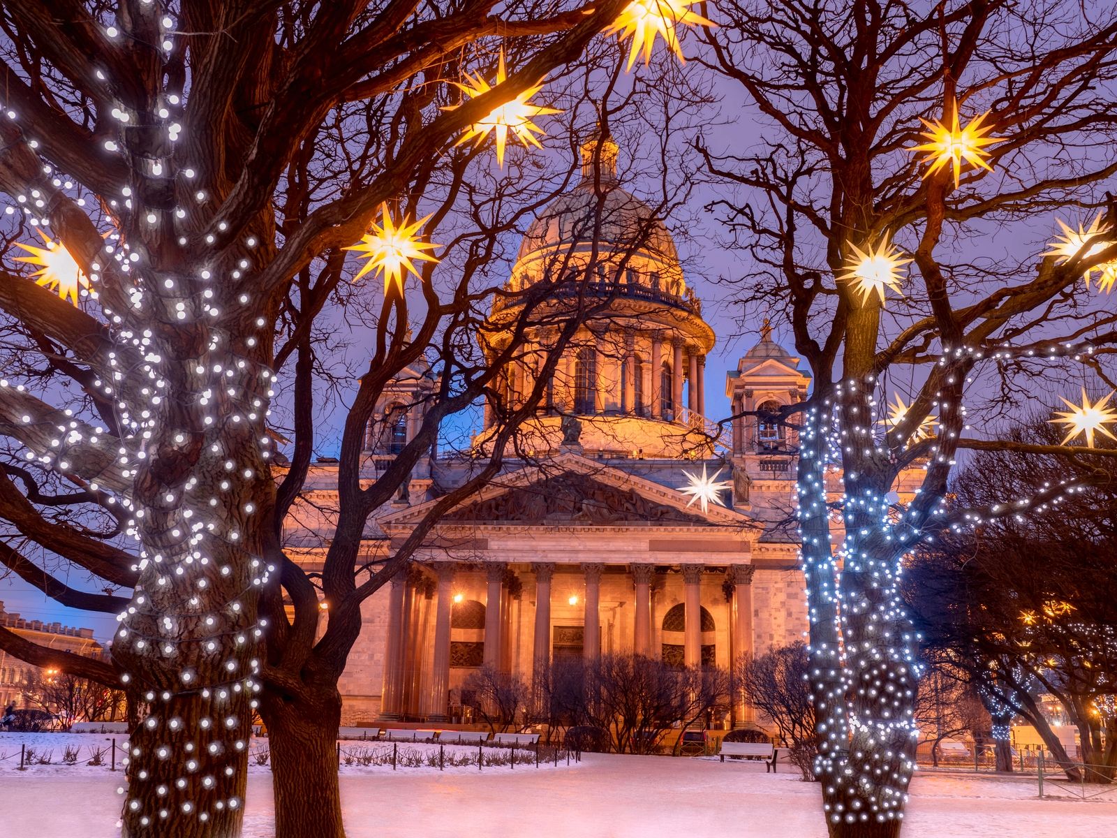 Фото Зимнего Праздничного Питера