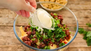 15 грамм белка и всего 88 ккал: готовлю салат с красной фасолью на ужин всего из 4 ингредиентов