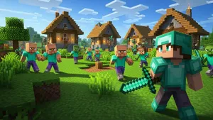 Все про рейд деревни в Minecraft: как начать набег и как он происходит