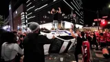 Кошмарные беспорядки в Монреале. Фанаты уничтожили машину полиции, громили витрины, жгли форму Паччиоретти