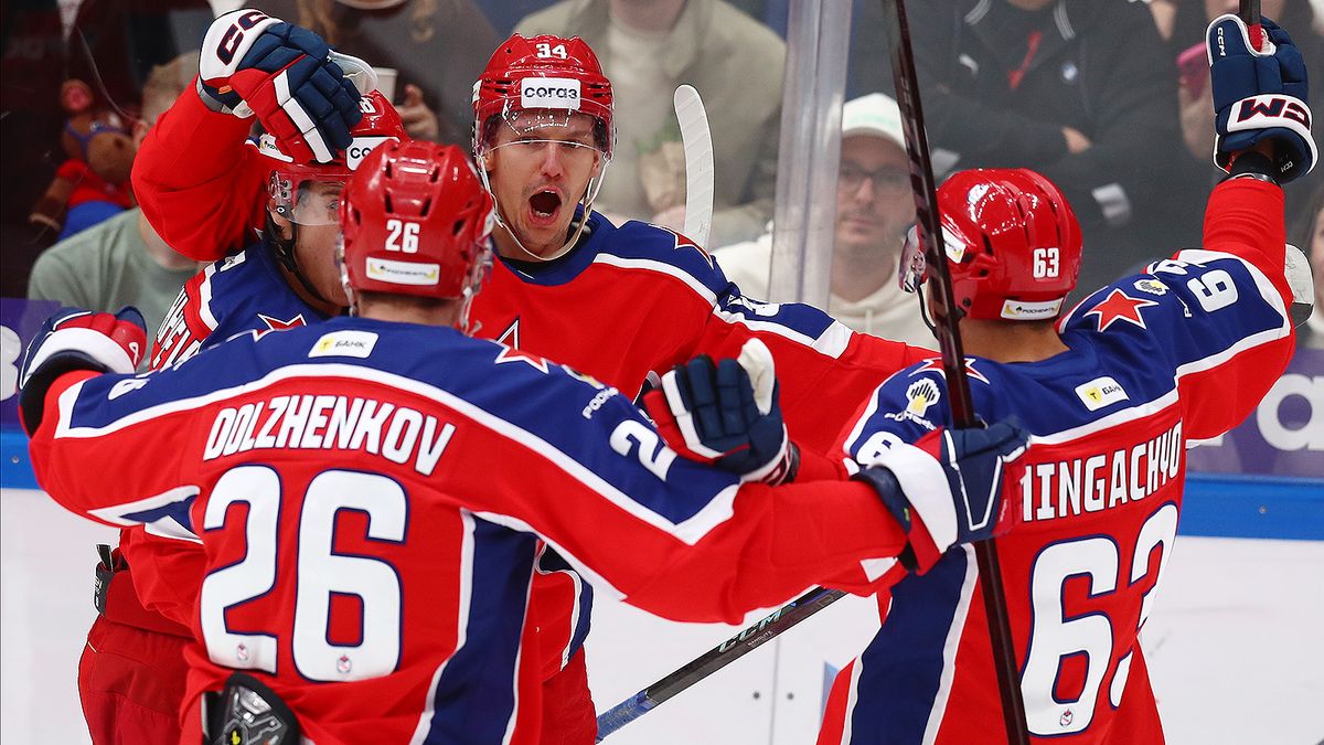 ЦСКА в матче с «Амуром» одержал четвертую победу подряд в КХЛ