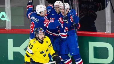 Олимпийские игры, Сборная Швеции по хоккею, Сборная США по хоккею