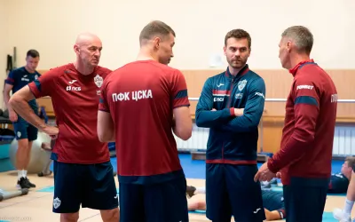 Василий Березуцкий, Сергей Овчинников, Виктор Онопко, ПФК ЦСКА Москва