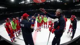 Готовящаяся к Олимпиаде сборная России по хоккею провела первую тренировку в Новогорске