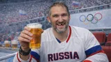 Овечкина засекли на Олимпиаде! Он пил пиво в вип-ложе, попал в трансляцию матча и получил шквал критики