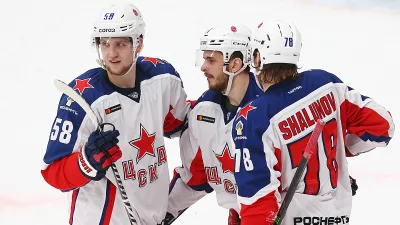 Максим Шалунов, Константин Окулов, Дмитрий Саморуков, ХК ЦСКА