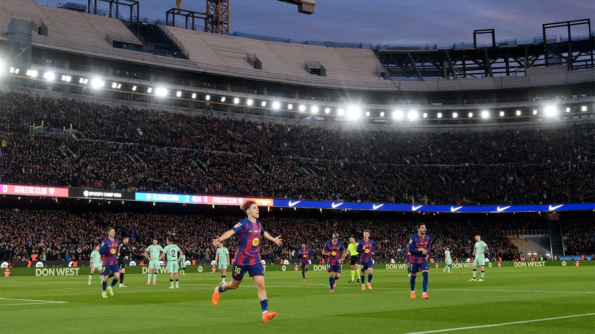 «Барселона» вернулась на «Камп Ноу» разгромной победой над «Атлетиком» в матче Ла Лиги