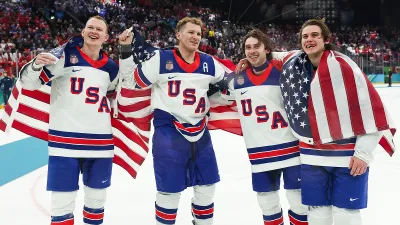 Брэди Ткачук, Мэттью Ткачук, Джек Хьюз, Куинн Хьюз