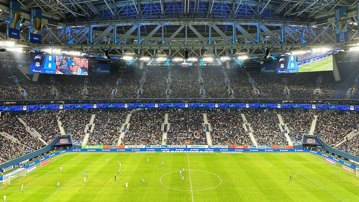 У «Зенита» лучшая средняя посещаемость в Восточной Европе, «Краснодар» — в топ-3